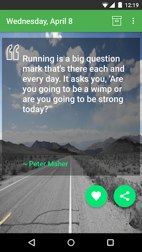 Daily Running Quotes