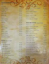 Sheetal Udupi menu 1