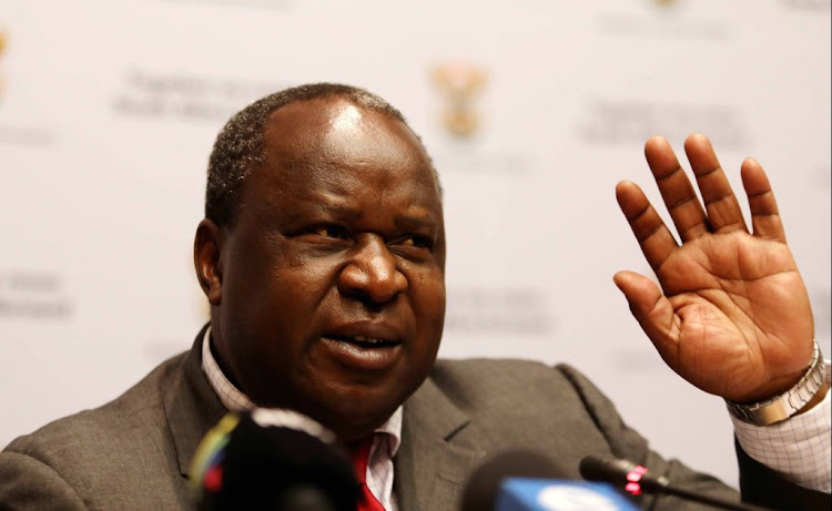 Finance minister Tito Mboweni.