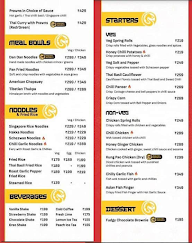 Yellow Dragon menu 4