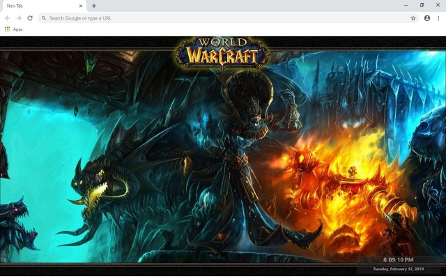 World of Warcraft New Tab