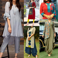 Fancy Long Kurtis Neck Designs Patiala Shahi Suits