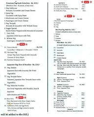 Sushi Cafe menu 1