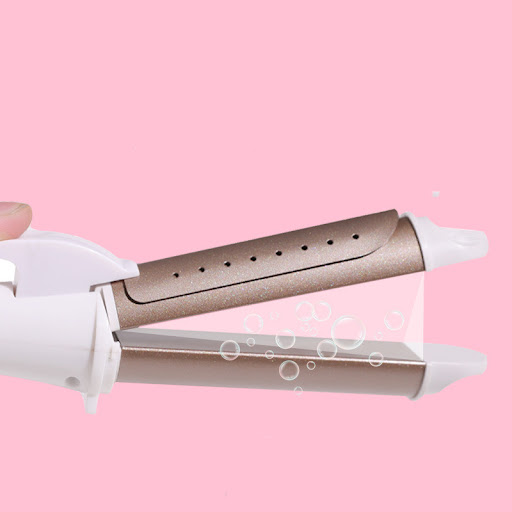 Title 5, 2-in-1 Hair Straightener and Curler Get straigh...