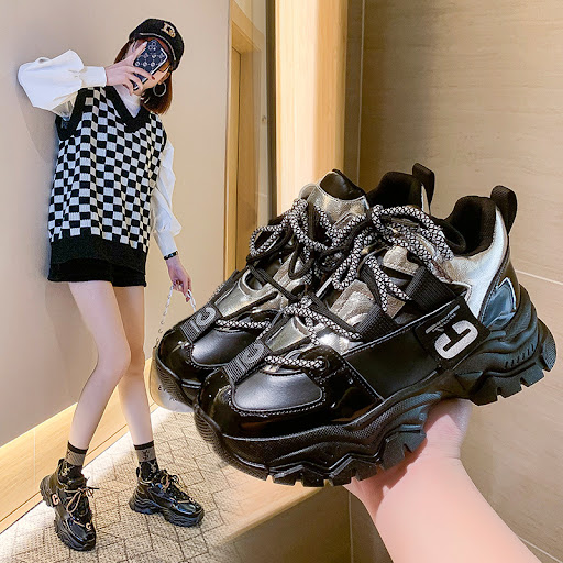 Title 9, Korean High Fashion Tide Color Matching Sneaker...