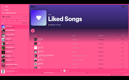 Hot Pink spotify