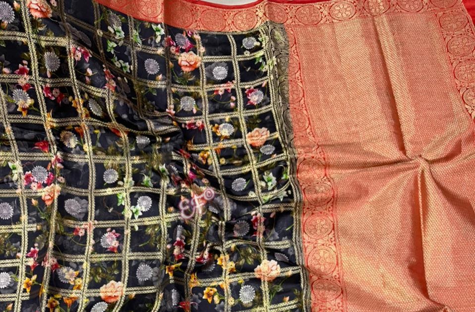 Pure Handloom Chiniya Pattu Sarees