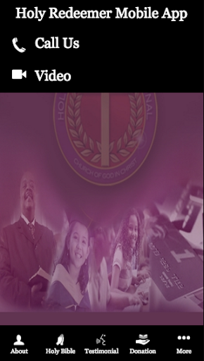 Screenshot Holy Redeemer Mobile App