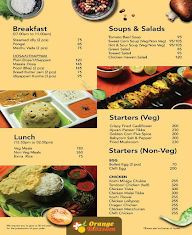 Orange Tree menu 1