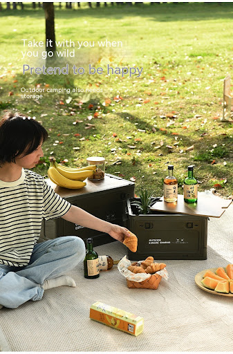 Title 13, Camping Picnic Organizing Box for Home, Oversiz...
