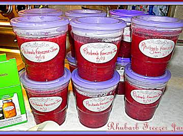 Rhubarb Freezer Jam