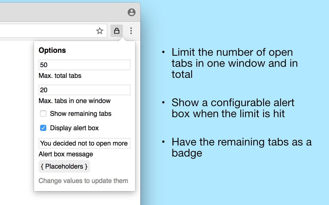 Tab Limiter Preview image 1