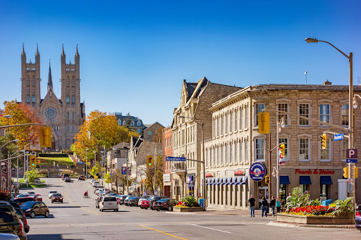 Macdonell street in Downtown Guelph Ontario Canada