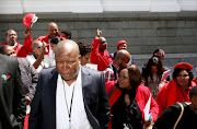 EFF leader Julius Malema led his fellow MPs out of a disciplinary hearing against them in Parliament. Picture Credit: Gallo Images