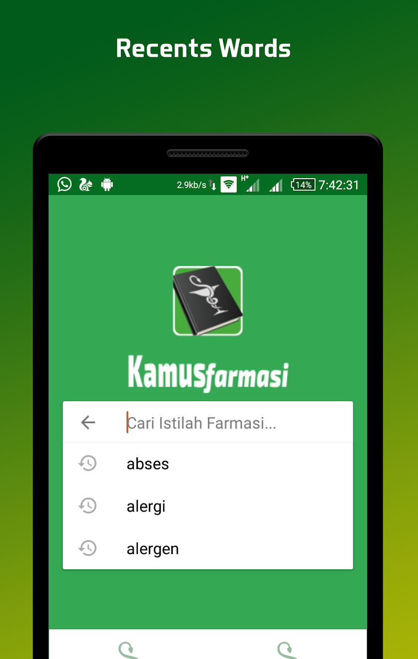 Kamus Farmasi Screen 2