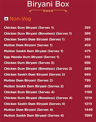 Dum Safar Biryani menu 3