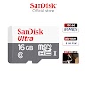 [Mã Elsd15K Giảm Đến 15K] Thẻ Nhớ Micro Sdhc Sandisk 16Gb Upto 80Mb/S 533X Ultra Uhs - I Tặng Đèn Led Usb