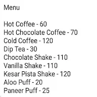 Uncle Coffee menu 2