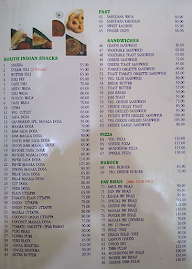 Hotel Gandharva menu 1