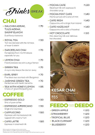 Chai Break - Ballygunge menu 1