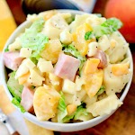 Ham, Cheese and Peach Tortellini Pasta Salad was pinched from <a href="https://www.thecountrycook.net/ham-cheese-peach-tortellini-pasta-salad/" target="_blank" rel="noopener">www.thecountrycook.net.</a>