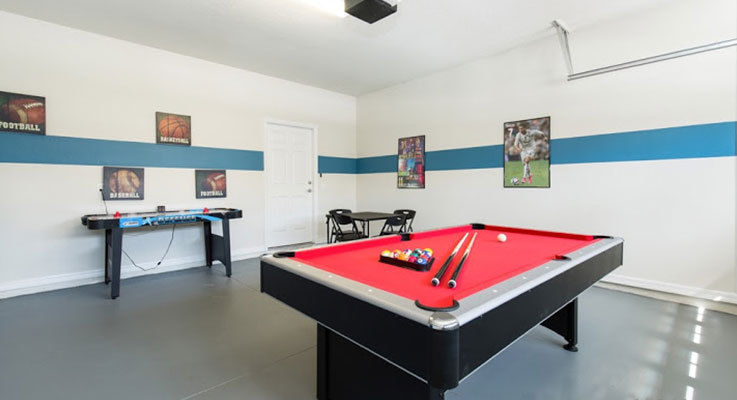 Keep everyone entertained with your own games room