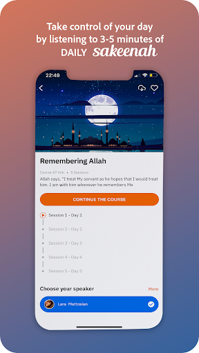 Screenshot SAKEENAH-Muslim Meditation App