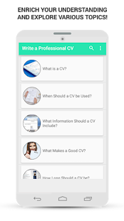 Write a Professional CV - náhled