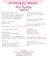 Your Sugar Daddy Cafe menu 4