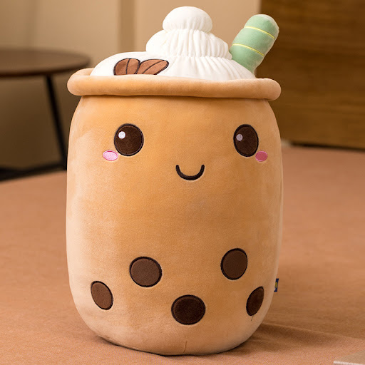 Title 4, Milk Tea Cup Plush Toy Fruit Pillow Strawberry ...
