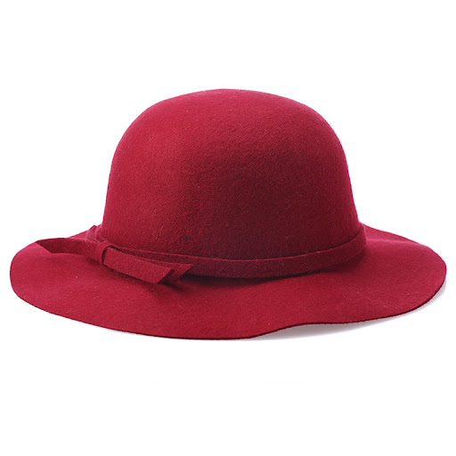 Title 4, Womens Pure Wool Wave Basin Hat Woolen