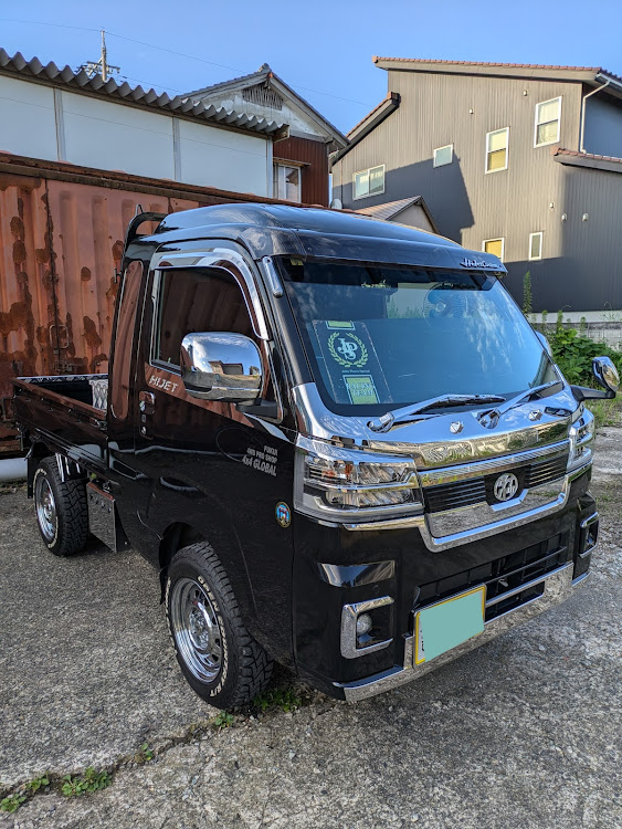 ハイゼットジャンボのハイゼットトラック・軽トラカスタム・ホイール交換・鉄チンホイールに関するカスタム事例の投稿画像5枚目