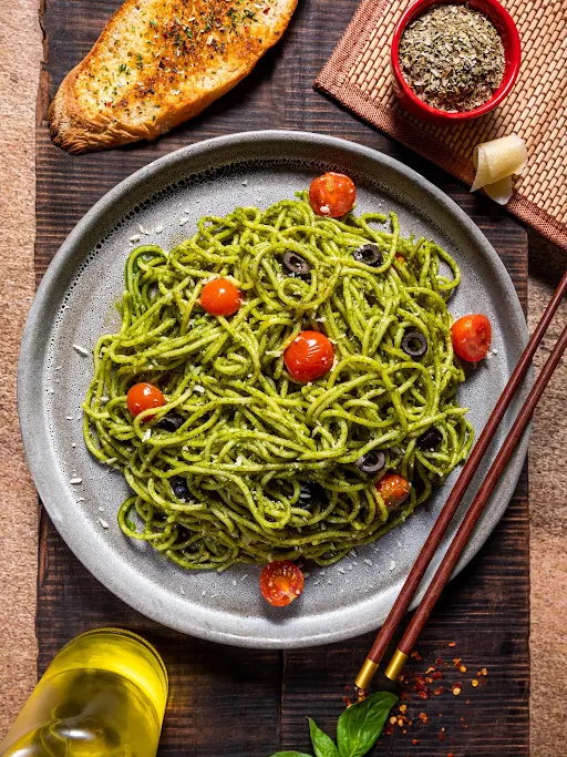 Spaghetti In Basil Pesto - DYN