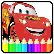 Mcqueen Cars Coloring Book  Icon