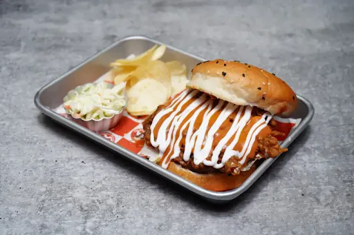 Barn Buffalo Chicken Burger