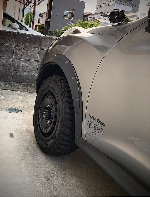 ジュークのジューク・オフロード・オーバーフェンダー・愛車の横顔・DIYに関するカスタム事例の投稿画像1枚目