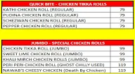 Nawab Kolkata Kathi Rolls menu 2