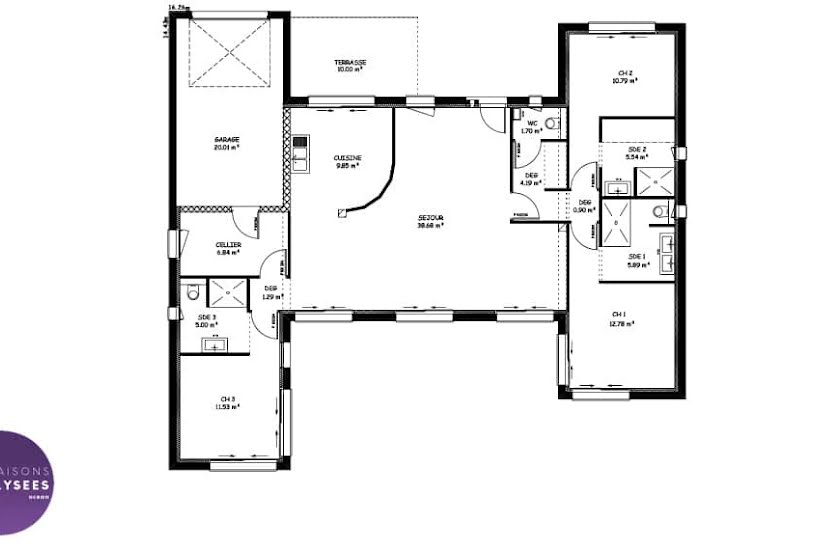  Vente Terrain + Maison - Terrain : 724m² - Maison : 115m² à Croix-Chapeau (17220) 