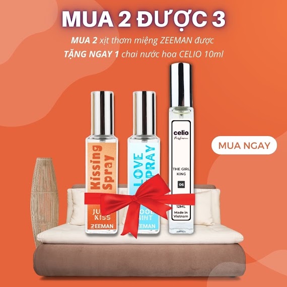 Xịt Thơm Miệng Love Spray Kissing Spray Damme Hương Juicy Kiss Vị Đào Ngọt Ngào Và Bạc Hà Thơm Mát