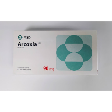 Arcoxia Etoricoxib 90 mg MSD Caja x 14 Tabletas  