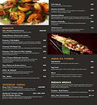 The Oyster menu 4