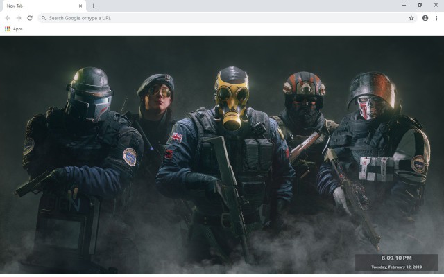 Tom Clancy's Rainbow Six Siege New Tab