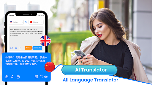 Screenshot Ai translate, Chat translator