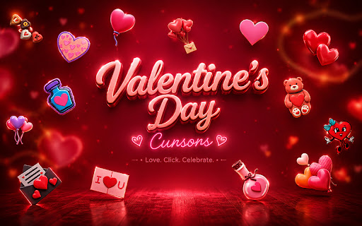Valentine's Day Cursor - Love & Heart Cursor screenshot 1