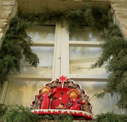 Natività in rosso di cordina