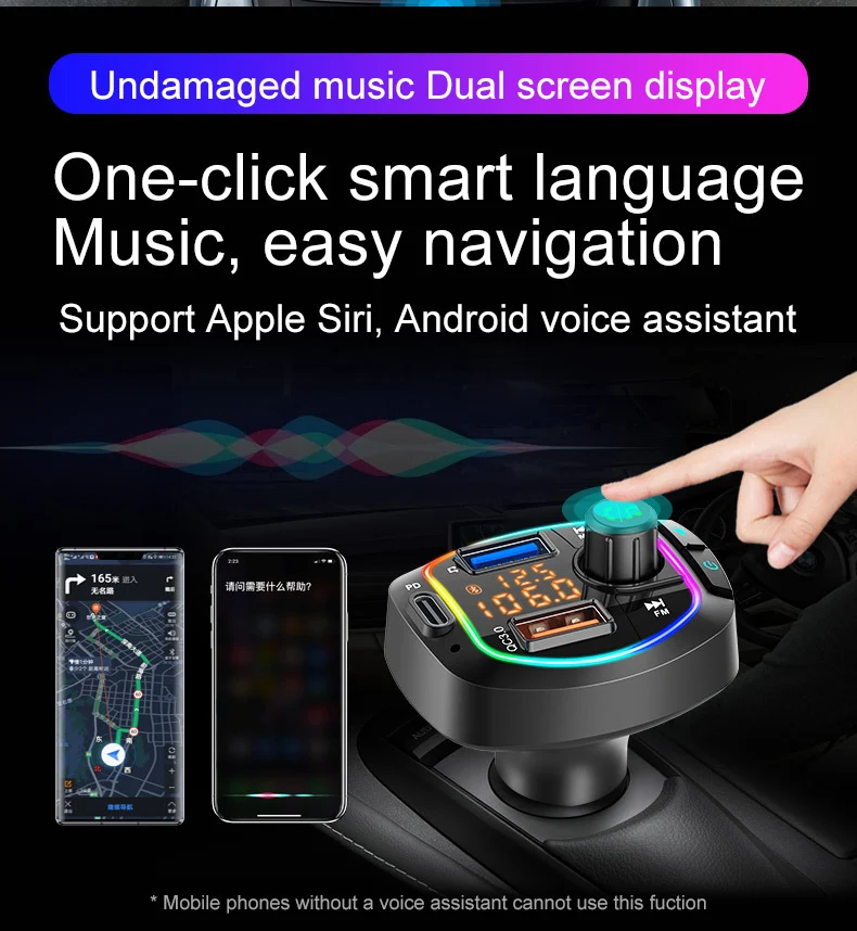 Title 4, BC66 Auto MP3 Bluetooth Speler Snel Opladen Zev...