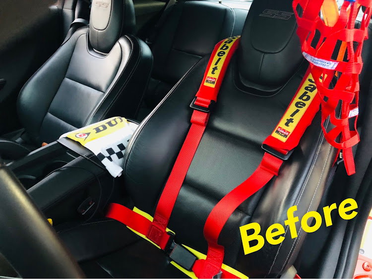 カマロ クーペの9月もよろしくお願いします。・RECARO・drag party west・DIYではムリ・AJCC☆westに関するカスタム事例の投稿画像2枚目