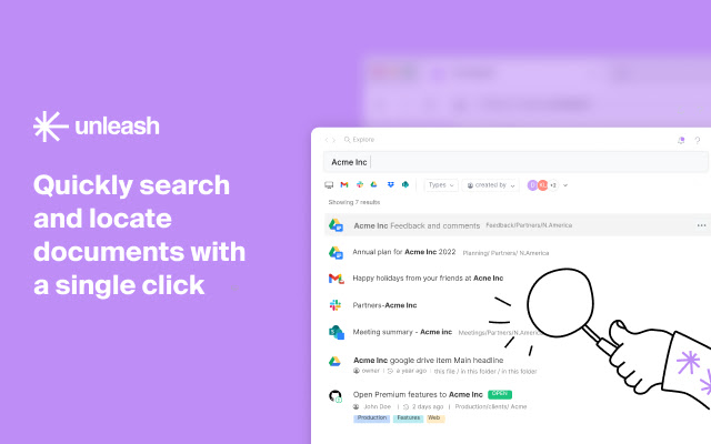 Unleash chrome extension
