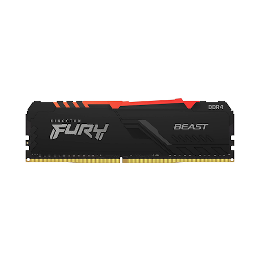 RAM desktop KINGSTON Fury Beast Black RGB 8GB (1 x 8GB) DDR4 3200MHz (KF432C16BBA/8))