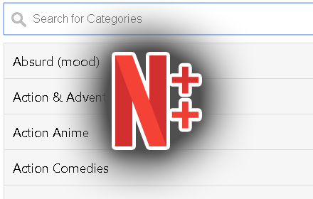 NetFlix Categories and Moods small promo image